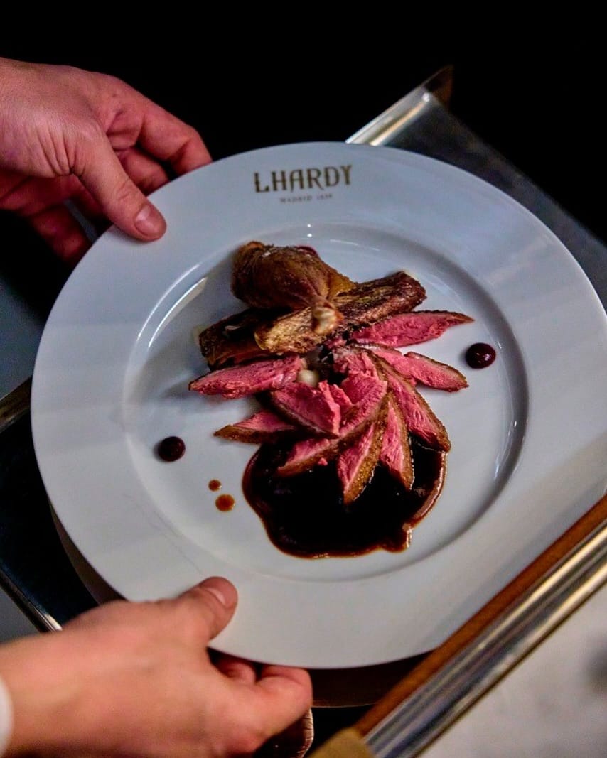 Segundos platos del restaurante Lhardy