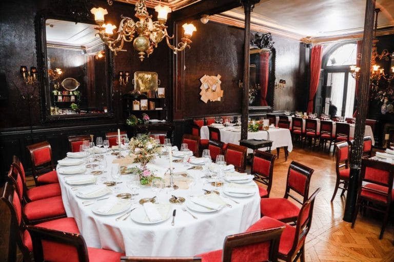 Salón Isabelino preparado para eventos