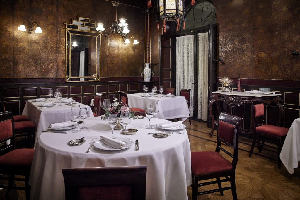 Salón Japonés de Lhardy, de fantasía oriental