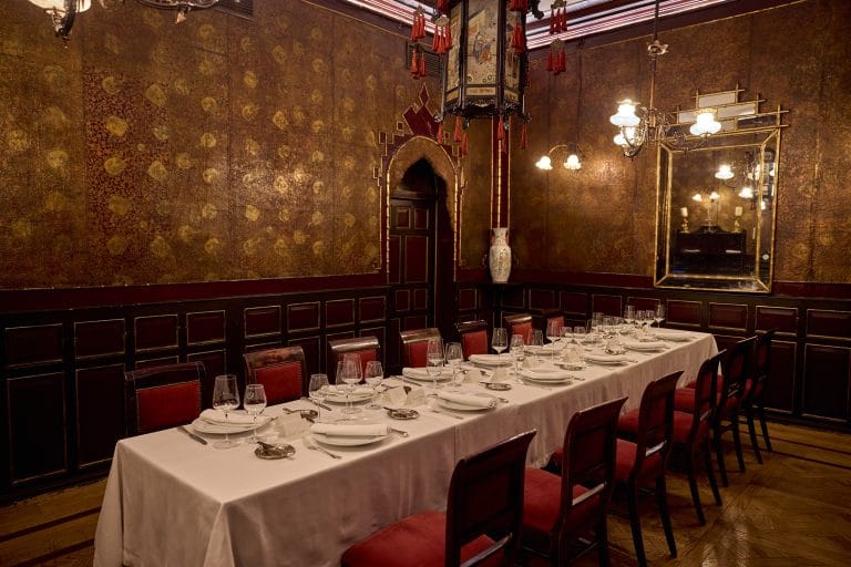 Salón Japonés preparado para eventos